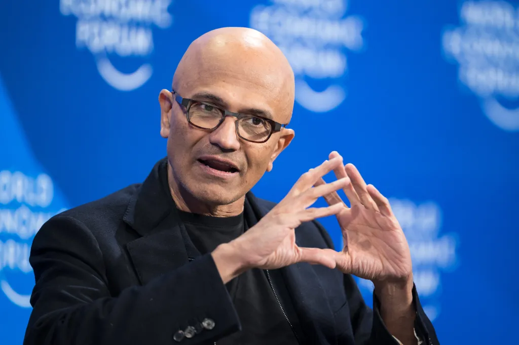 Microsoft’s Satya Nadella reportedly a key role in the talks that led Sam Altman to return as CEO of OpenAI. AFP via Getty Images