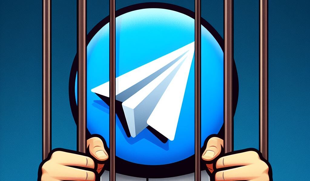 Imagen decorativa de cierre de Telegram en España