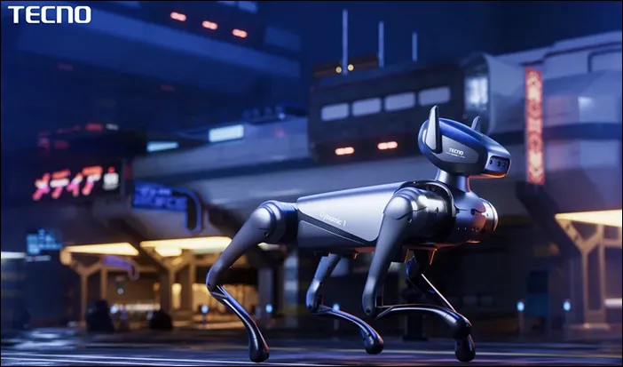 El gigante chino Tecno también tiene un perro robot que se controla desde el móvil Android. Esto es lo que puede hacer