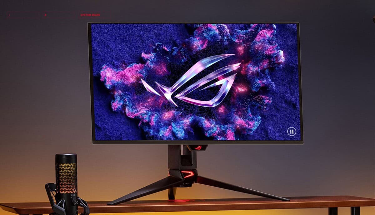 El nuevo monitor OLED ROG 4K Swift de ASUS es ideal para jugar y trabajar